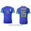 Camiseta de fútbol Brasil Fabinho 15 Segunda Equipación Mundial 2022 - Hombre